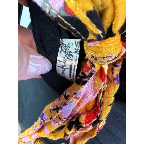 NWOT Free People Straps In The Back in Black size SML - Picture 5 of 8